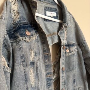 Distressed Denim Jacket